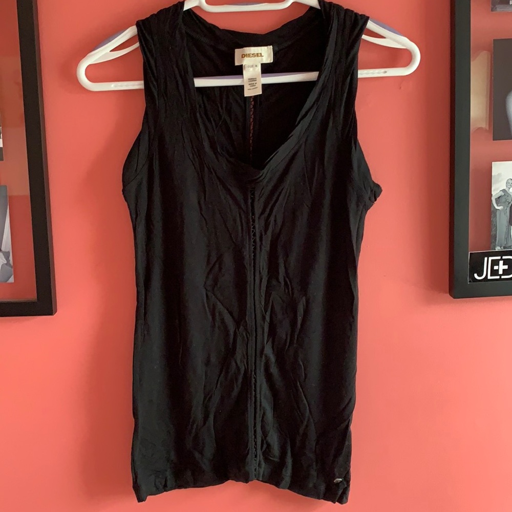 Black Diesel Tank